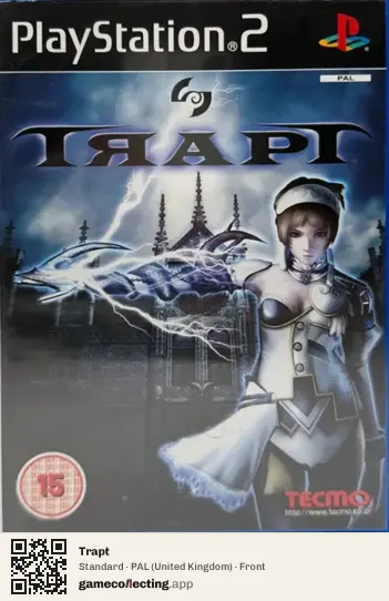Trapt PlayStation 2, United Kingdom box front