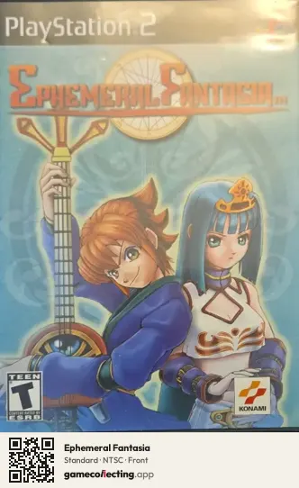 Ephemeral Fantasia PlayStation 2, NTSC box front