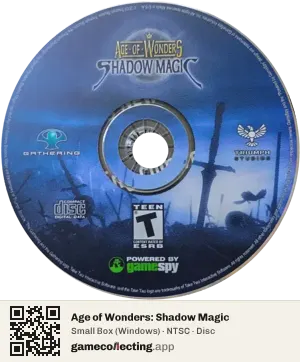 Age of Wonders: Shadow Magic Computer, NTSC disc