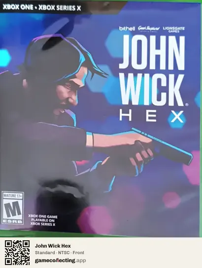 John Wick Hex Xbox One, NTSC box front