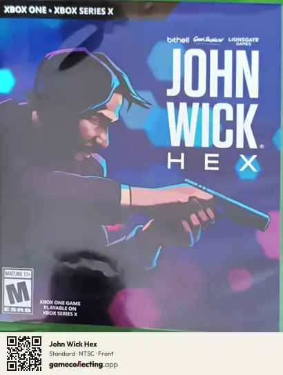 John Wick Hex Xbox One, NTSC box front