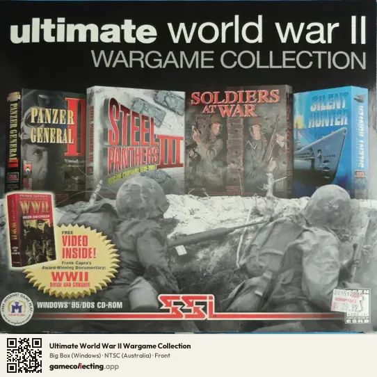 Ultimate World War II Wargame Collection Computer, Australia box front