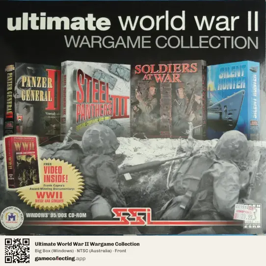 Ultimate World War II Wargame Collection Computer, Australia box front