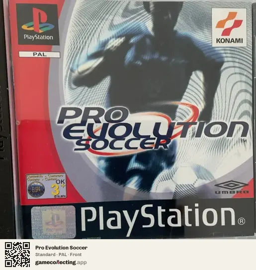 Pro Evolution Soccer PlayStation, PAL box front