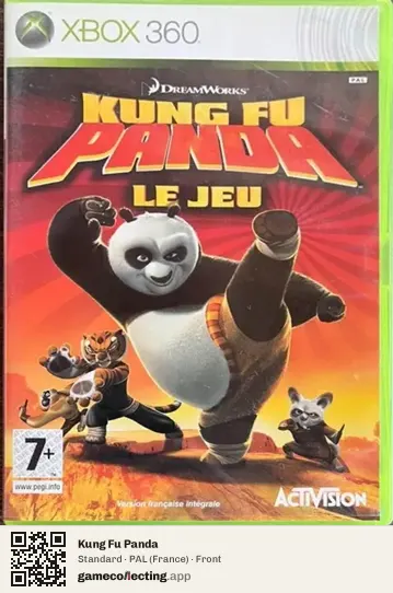 Kung Fu Panda Xbox 360, France box front