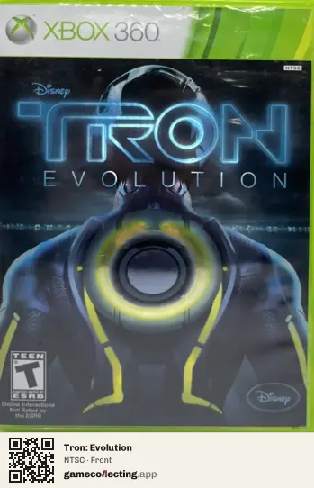 Tron: Evolution Xbox 360, NTSC box front