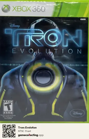 Tron: Evolution Xbox 360, NTSC box front