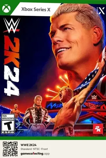 WWE 2K24 Xbox Series X, NTSC box front