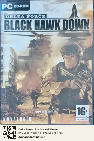 Delta Force: Black Hawk Down Computer, Spain box front