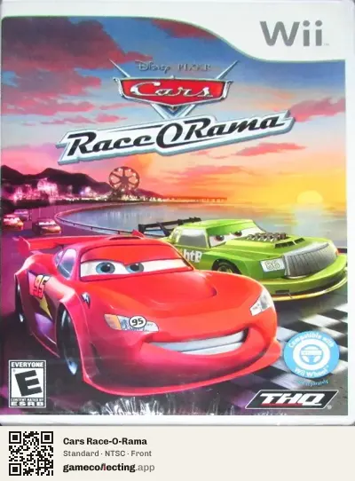 Cars Race-O-Rama Nintendo Wii, NTSC box front