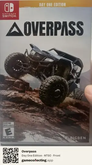 Overpass Nintendo Switch, NTSC box front
