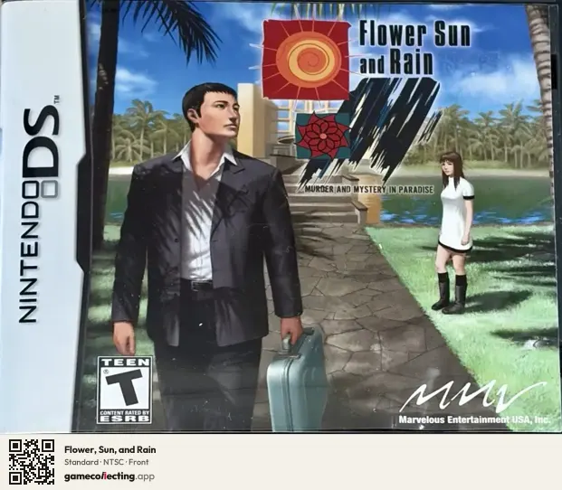 Flower, Sun, and Rain Nintendo DS, NTSC box front