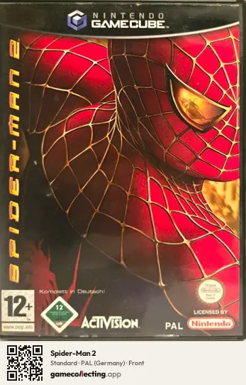 Spider-Man 2 Nintendo GameCube, Germany box front
