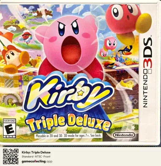 Kirby: Triple Deluxe Nintendo 3DS, NTSC box front