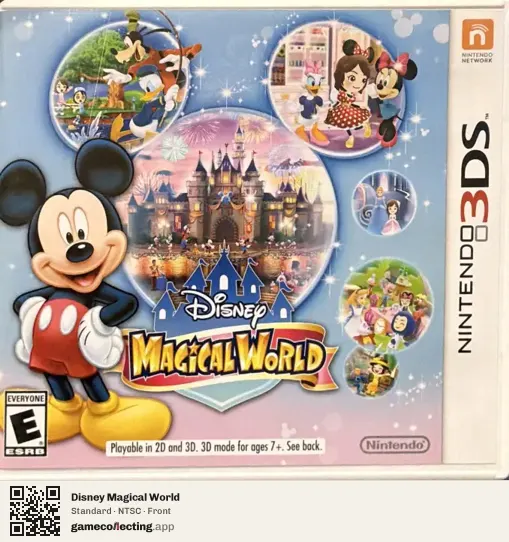 Disney Magical World Nintendo 3DS, NTSC box front