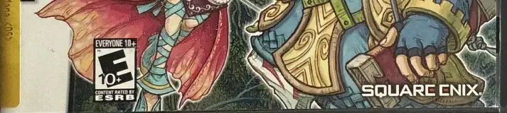 Children of Mana, the ESRB box on its front
