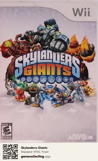 Skylanders: Giants Nintendo Wii, NTSC box front