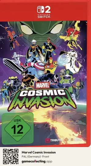 Marvel Cosmic Invasion Nintendo Switch 2, Germany box front