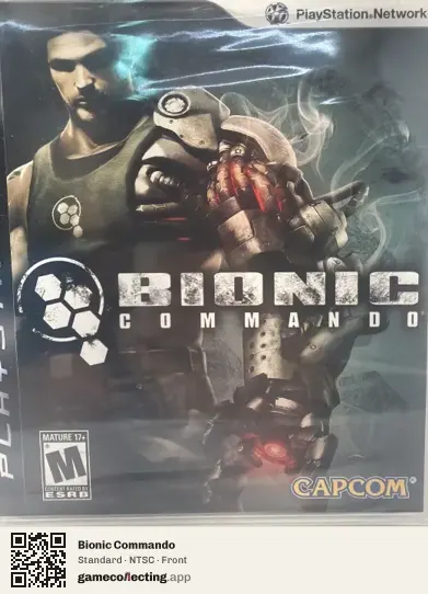 Bionic Commando PlayStation 3, NTSC box front