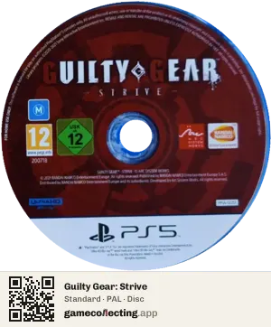 Guilty Gear: Strive PlayStation 5, PAL disc
