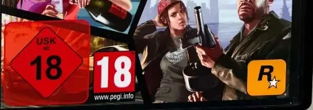 Grand Theft Auto: Episodes from Liberty City, the USK square on its front