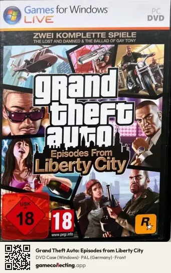 Grand Theft Auto: Episodes from Liberty City Computer, Germany box front