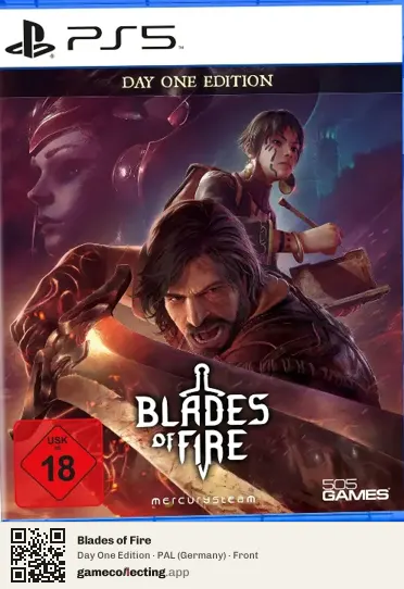 Blades of Fire PlayStation 5, Germany box front