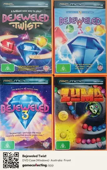 Bejeweled Twist Computer, Australia box front