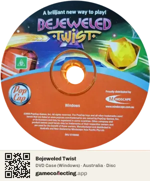 Bejeweled Twist Computer, Australia disc