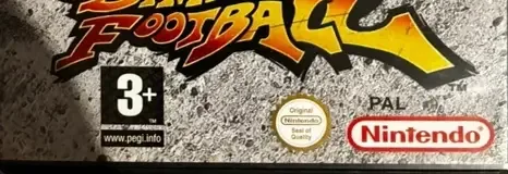 Super Mario Strikers, the PEGI square on its front