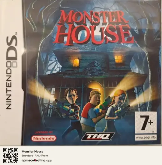 Monster House Nintendo DS, PAL box front
