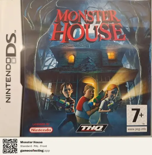 Monster House Nintendo DS, PAL box front