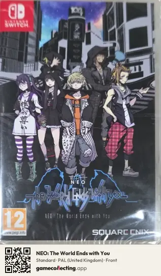 NEO: The World Ends with You Nintendo Switch, United Kingdom box front