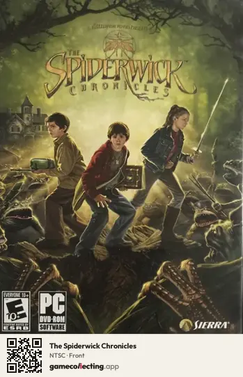 The Spiderwick Chronicles Xbox 360, NTSC box front