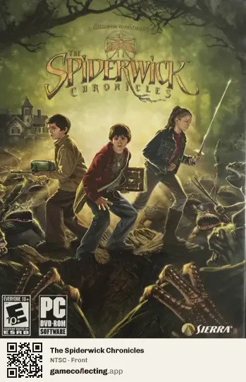 The Spiderwick Chronicles Xbox 360, NTSC box front