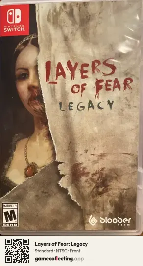 Layers of Fear: Legacy Nintendo Switch, NTSC box front