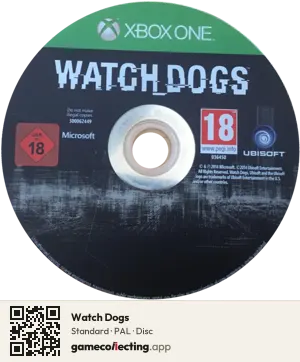 Watch Dogs Xbox One, PAL disc