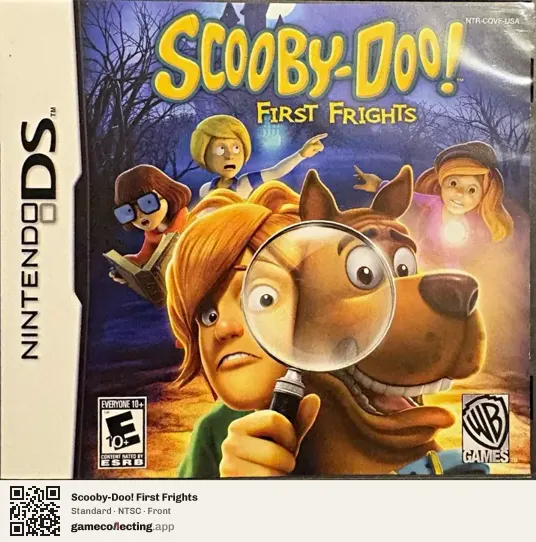 Scooby-Doo! First Frights Nintendo DS, NTSC box front