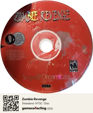 Zombie Revenge Sega Dreamcast, NTSC disc