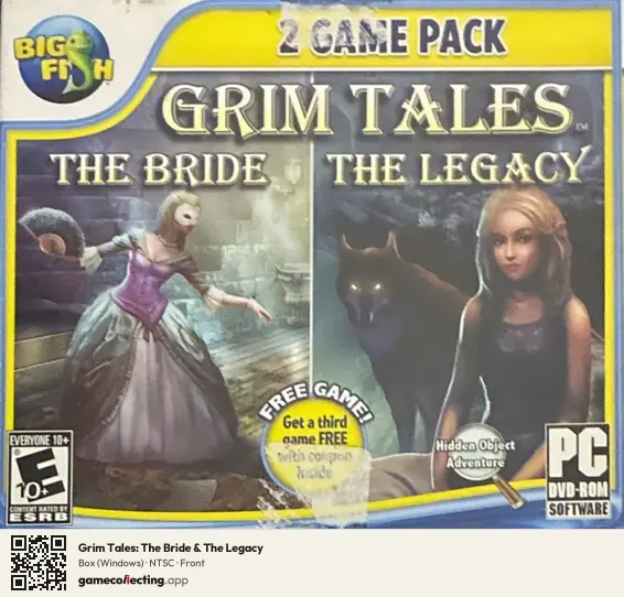 Grim Tales: The Bride & The Legacy Computer, NTSC box front