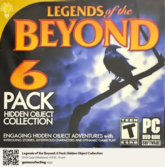 Legends of the Beyond: 6 Pack Hidden Object Collection Computer, NTSC box front