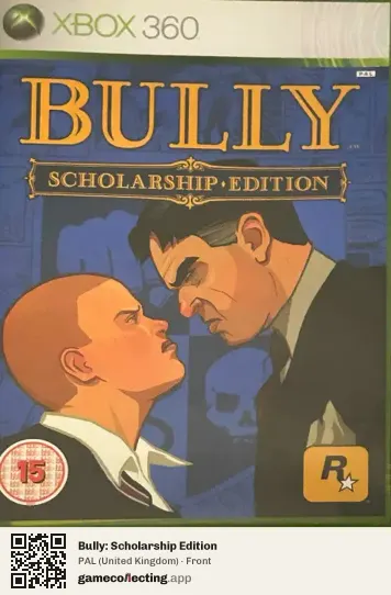 Bully: Scholarship Edition Xbox 360, United Kingdom box front
