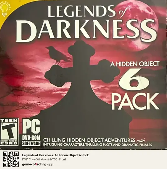 Legends of Darkness: A Hidden Object 6 Pack Computer, NTSC box front