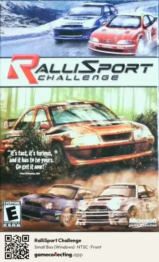 RalliSport Challenge Computer, NTSC box front