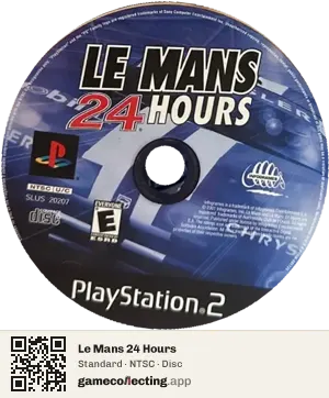 Le Mans 24 Hours PlayStation 2, NTSC disc