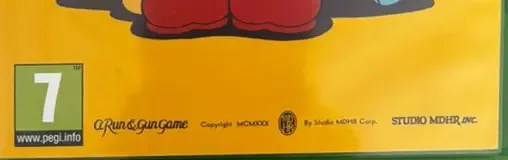 Cuphead, the PEGI square on its front