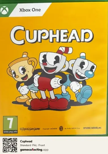 Cuphead Xbox One, PAL box front