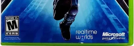 Crackdown, the ESRB box on its front