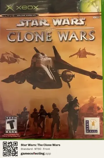 Star Wars: The Clone Wars Xbox, NTSC box front