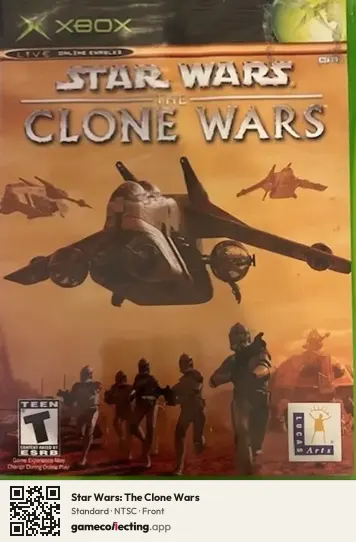 Star Wars: The Clone Wars Xbox, NTSC box front
